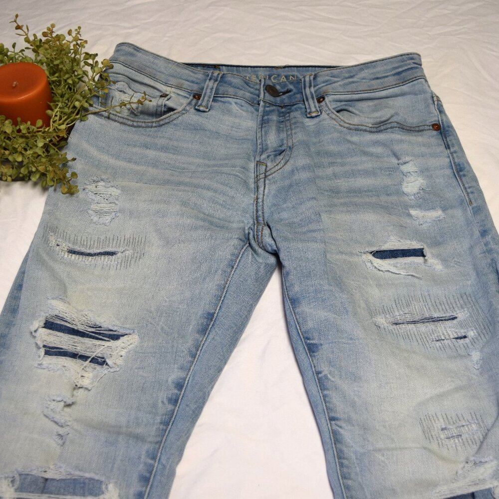 AE Athletic Ripped Skinny Jeans